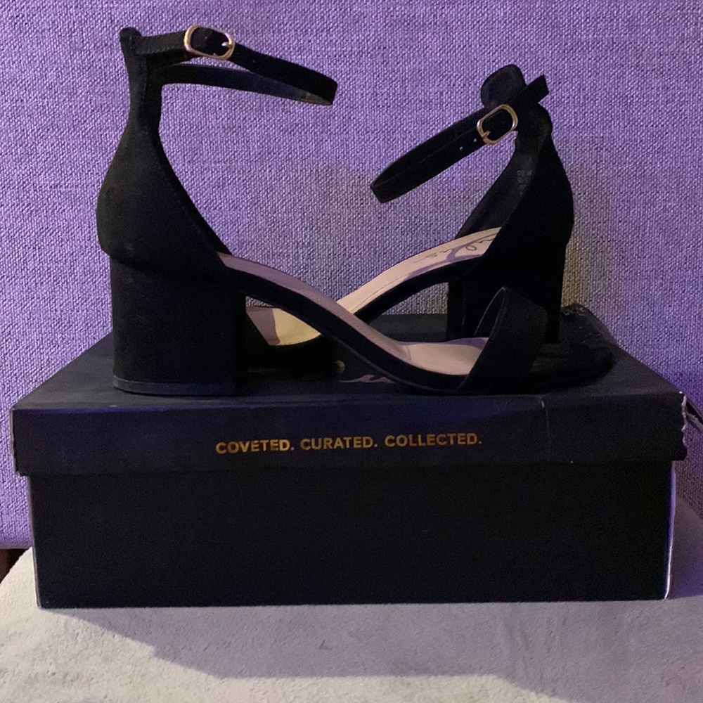 Lulus Strappy Black Heels